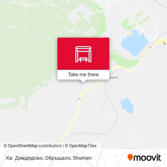 Карта Кв. Дивдядово, Обръщало