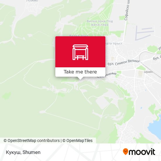 Кукуш map