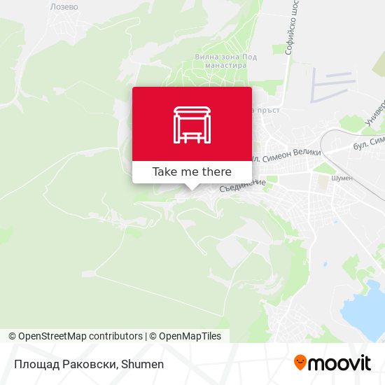 Площад Раковски map