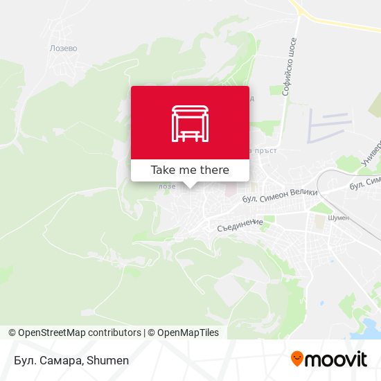 Бул. Самара map