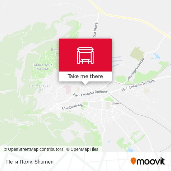 Пети Полк map