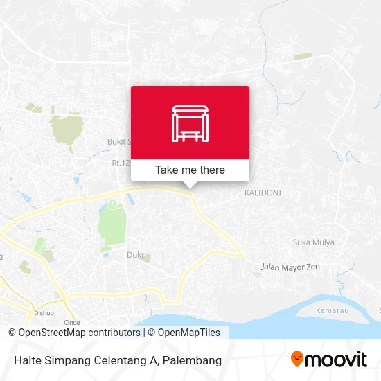 Halte Simpang Celentang A map