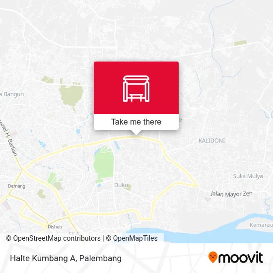 Halte Kumbang A map