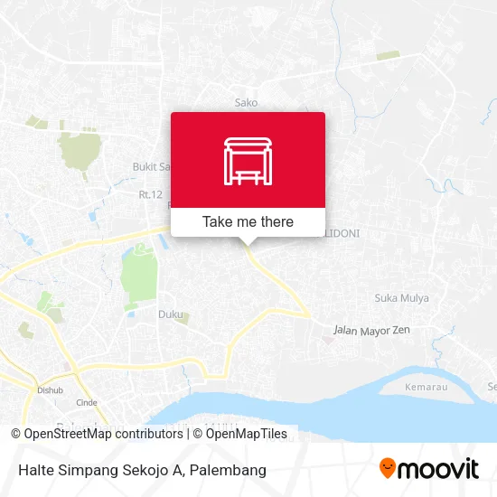 Halte Simpang Sekojo A map