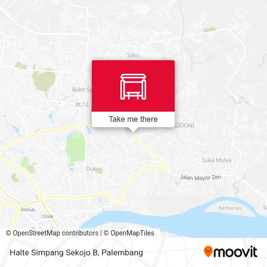 Halte Simpang Sekojo B map