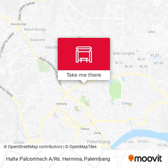 Halte Palcomtech A/Rs. Hermina map