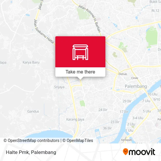 Halte Pmk map