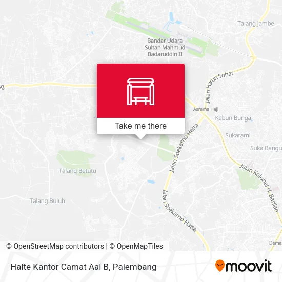 Halte Kantor Camat Aal B map