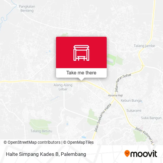 Halte Simpang Kades B map