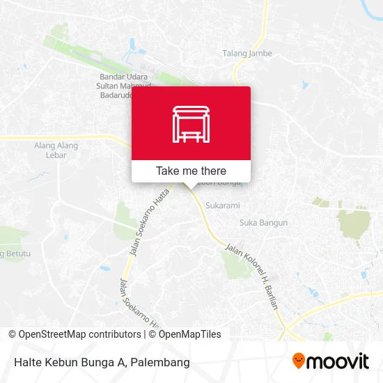 Halte Kebun Bunga A map