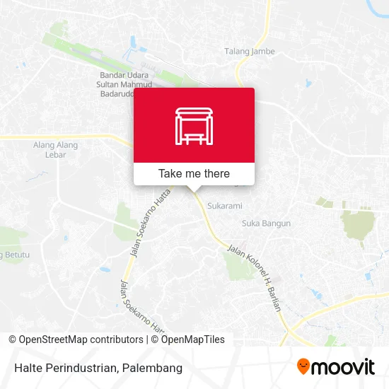 Halte Perindustrian map