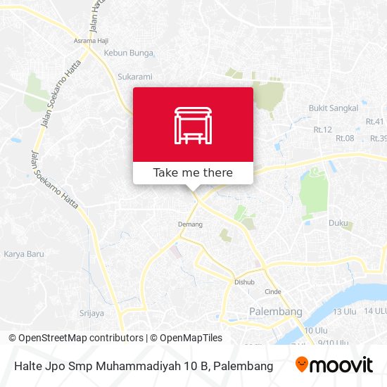 Halte Jpo Smp Muhammadiyah 10 B map