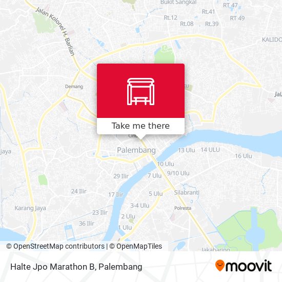 Halte Jpo Marathon B map