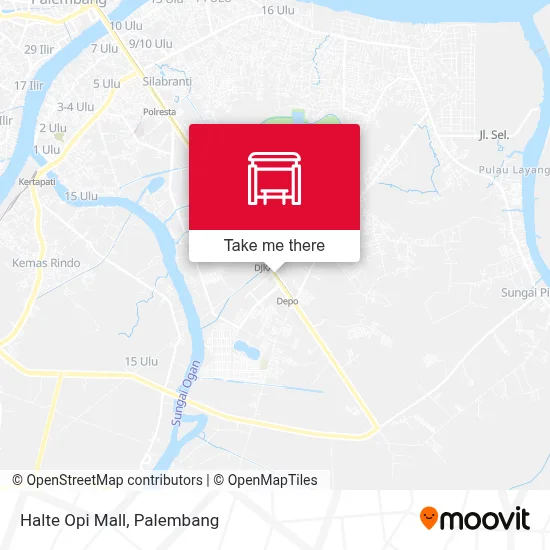 Halte Opi Mall map