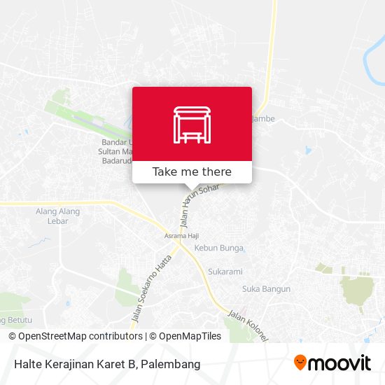 Halte Kerajinan Karet B map