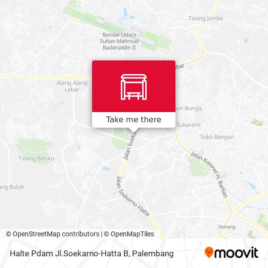 Halte Pdam Jl.Soekarno-Hatta B map