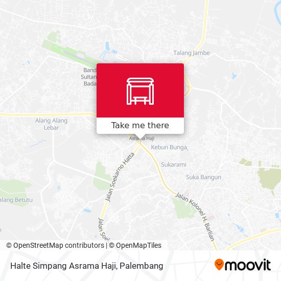 Halte Simpang Asrama Haji map