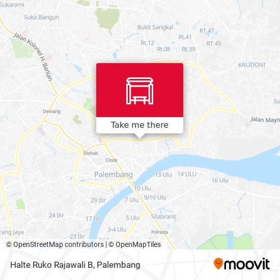 Halte Ruko Rajawali B map