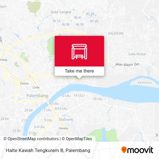 Halte Kawah Tengkurem B map