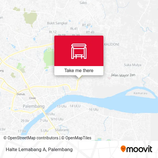 Halte Lemabang A map