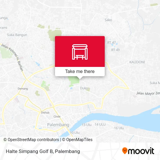 Halte Simpang Golf B map