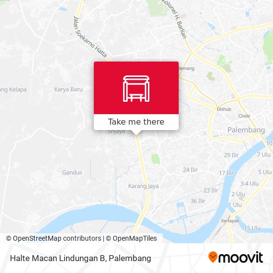 Halte Macan Lindungan B map