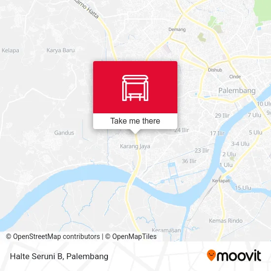 Halte Seruni B map