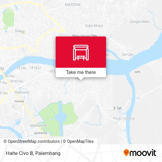 Halte Civo B map
