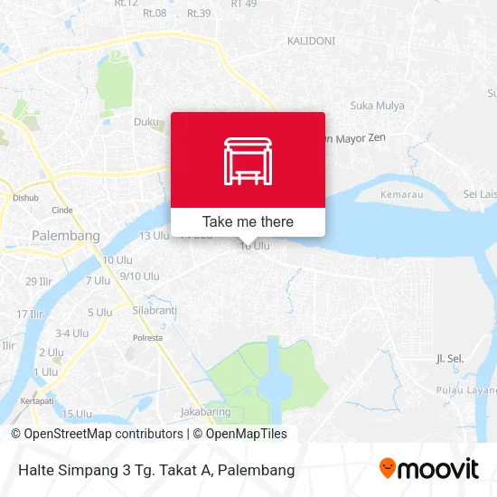 Halte Simpang 3 Tg. Takat A map