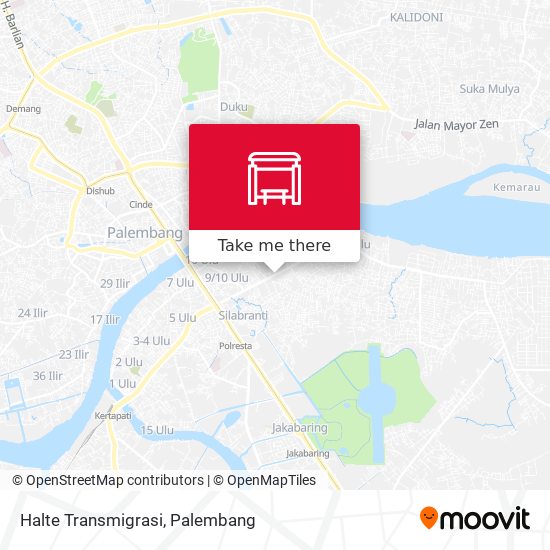 Halte Transmigrasi map