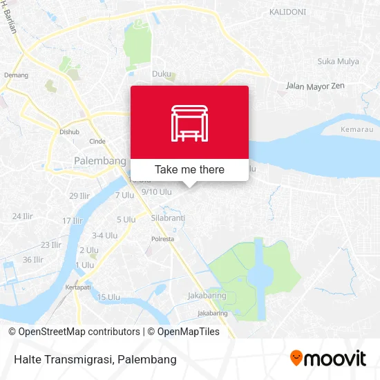 Halte Transmigrasi map