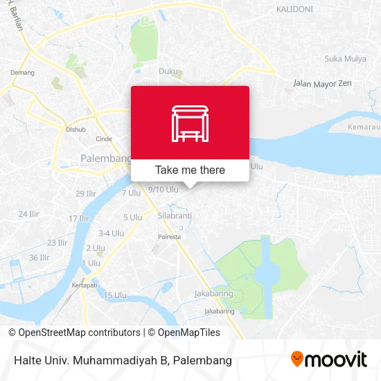 Halte Univ. Muhammadiyah B map
