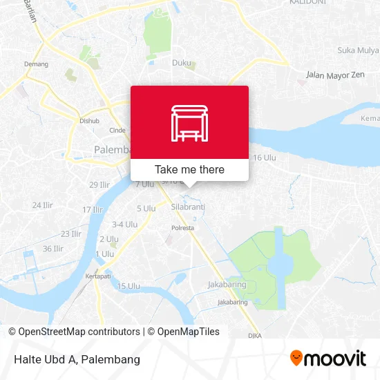 Halte Ubd A map