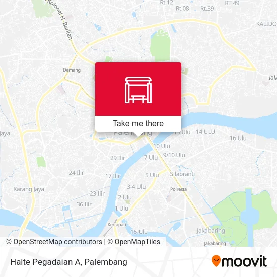Halte Pegadaian A map