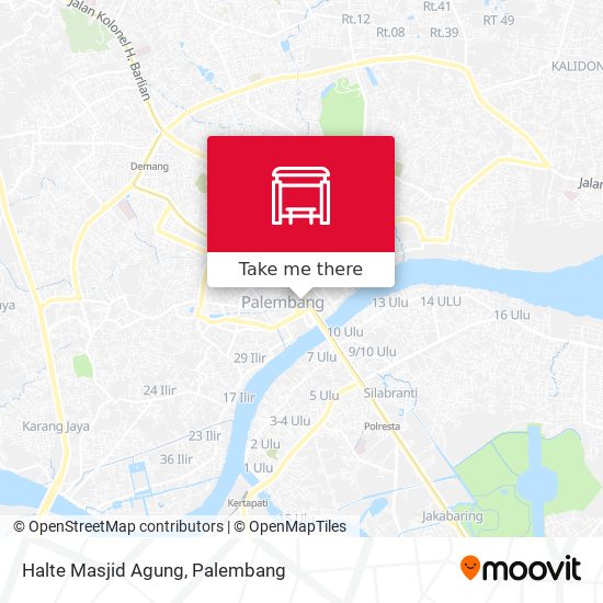 Halte Masjid Agung map