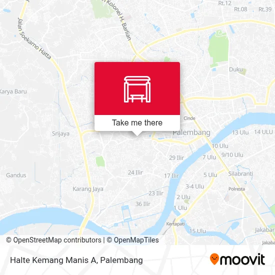 Halte Kemang Manis A map