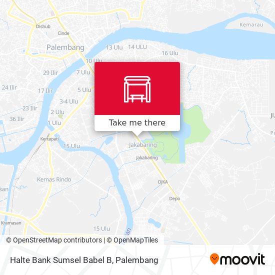 Halte Bank Sumsel Babel B map
