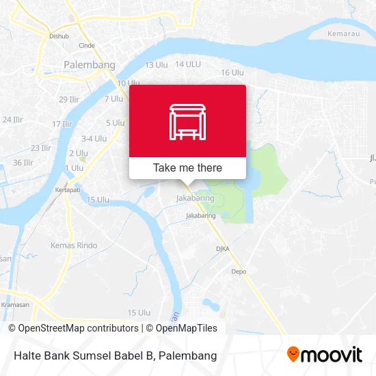Halte Bank Sumsel Babel B map