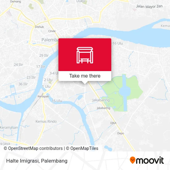 Halte Imigrasi map