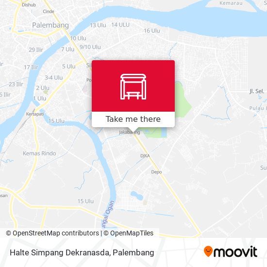 Halte Simpang Dekranasda map