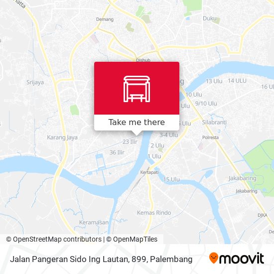 Jalan Pangeran Sido Ing Lautan, 899 map