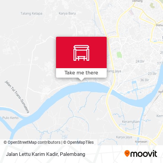 Jalan Lettu Karim Kadir map