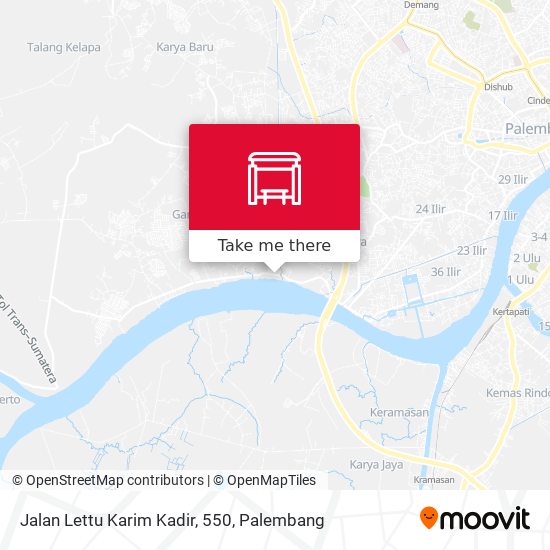 Jalan Lettu Karim Kadir, 550 map
