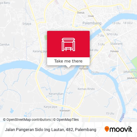 Jalan Pangeran Sido Ing Lautan, 482 map