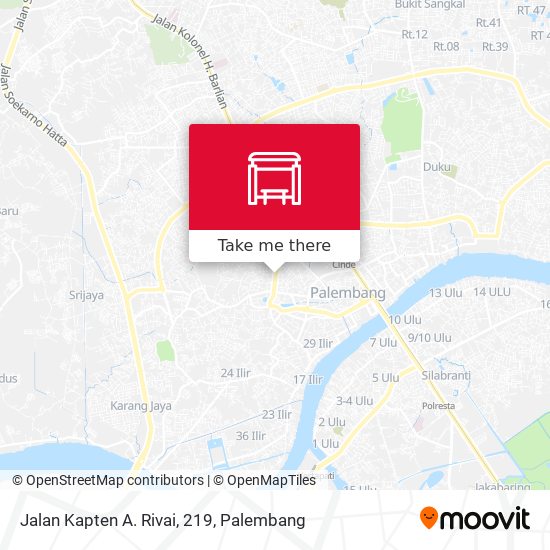 Jalan Kapten A. Rivai, 219 map