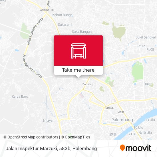 Jalan Inspektur Marzuki, 583b map