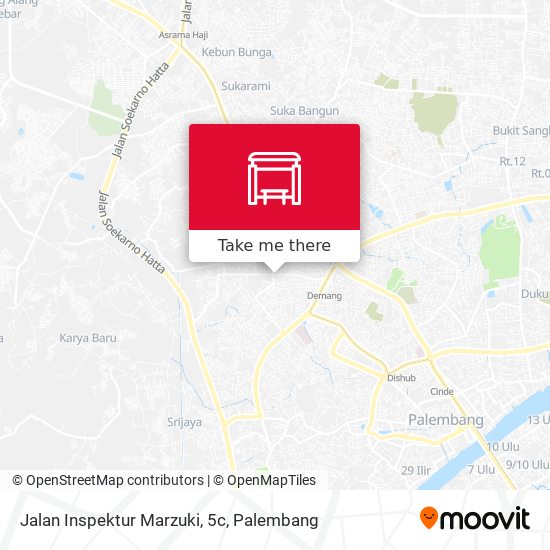 Jalan Inspektur Marzuki, 5c map