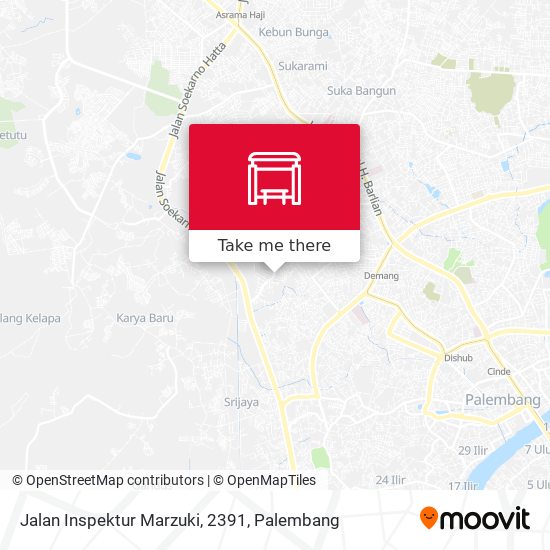 Jalan Inspektur Marzuki, 2391 map