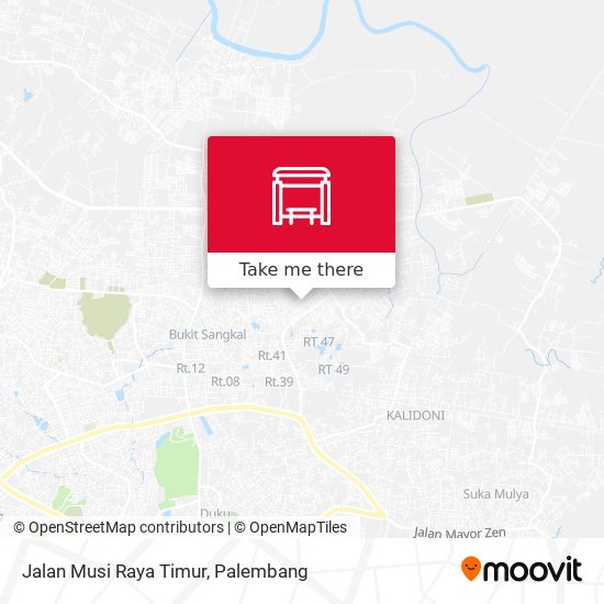Jalan Musi Raya Timur map