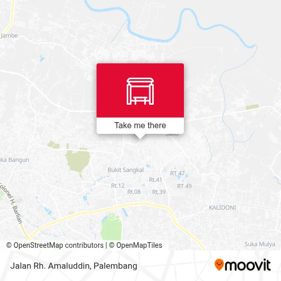 Jalan Rh. Amaluddin map